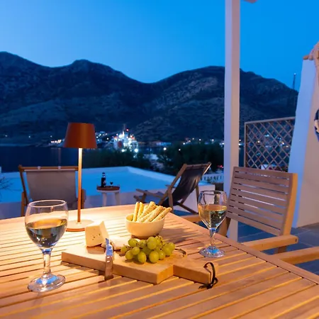 Stunning Sunset House On Kamares Bay With Playground